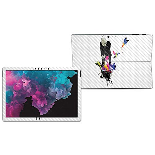 Image of MIGHTY SKINS MightySkins Carbon Fiber Skin for Microsoft Surface Pro 6 - Executioner | Protective, Durable Textured Carbon Fiber Finish | Easy to Apply, Remove, and Change Styles | Made in The USA