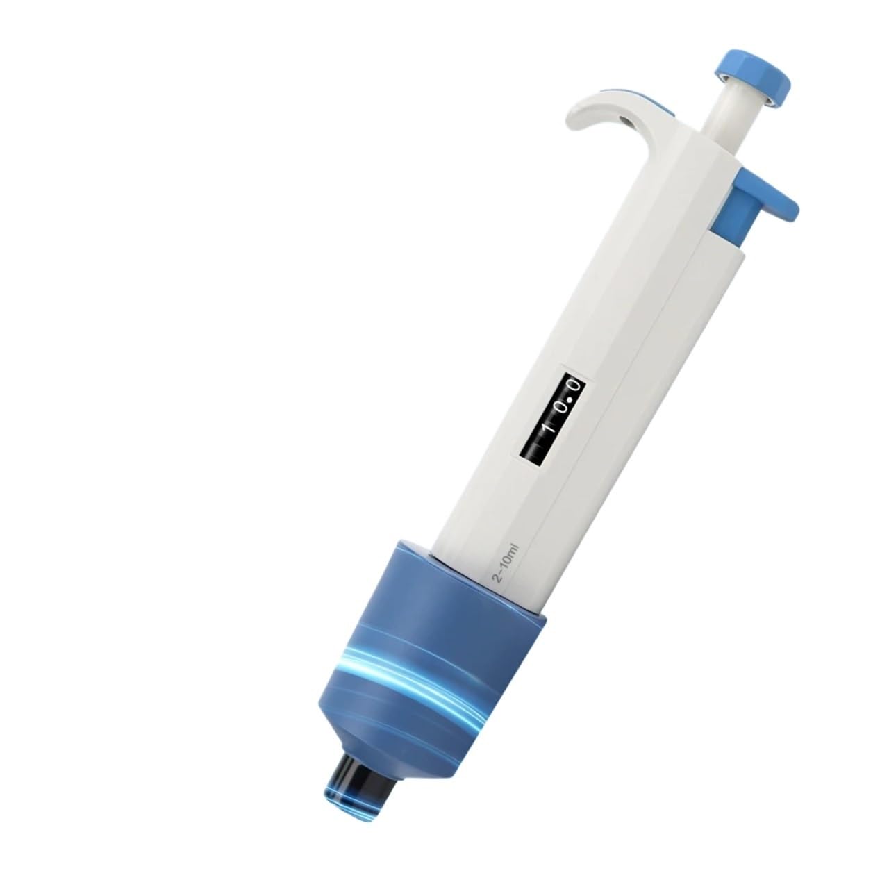 Pipeta, Pipeta de laboratorio de 1-10 ml, semiesterilizada, ajustable, de un solo canal, de plástico, gotero portátil