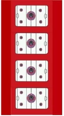 Hockey All Star Tablecloth