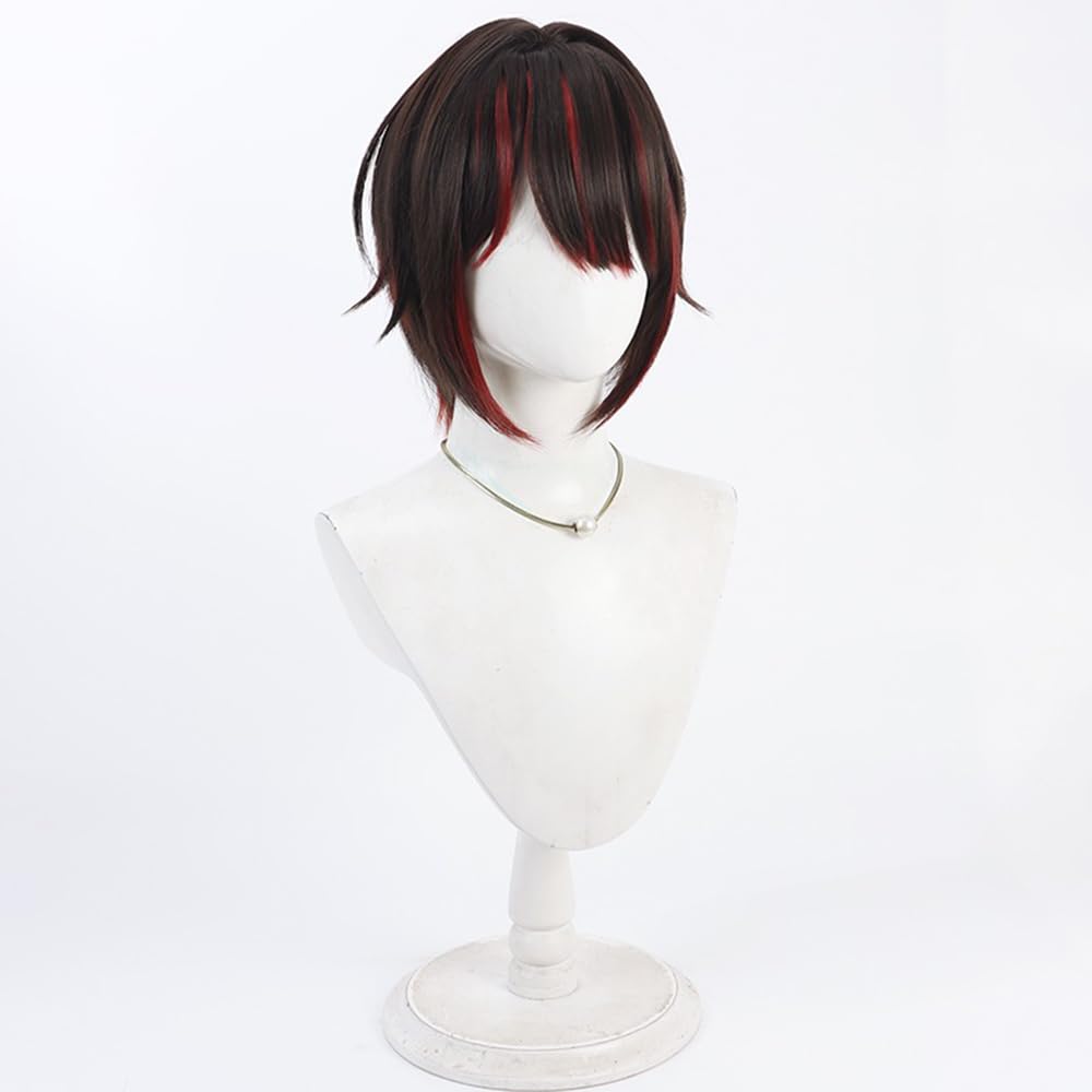 Amazon.co.jp: コスプレウィッグ 短髪 かつら 小物 耐熱 ハイライト