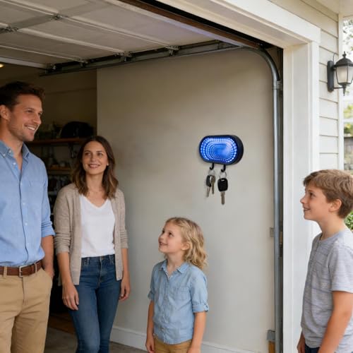 Soporte para llaves de cochera de fácil instalación en pared accesorio Infinity 3