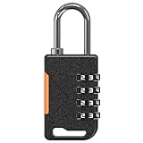 Asegura tus pertenencias con cerradura impermeable de 4 dígitos a prueba de óxido para viajes