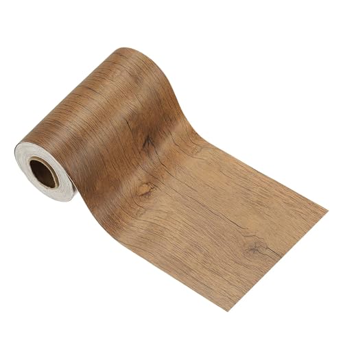 Image of PATIKIL Wood Grain Tape 2 inch x 32 ft, Self-Adhesive Wood Texture Repair Tape Realistic Wooden Effect Patch for Furniture Cabinets Floor Walls, Grain