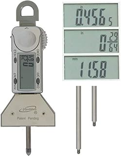 iGaging 0-4" Electronic Digital Depth Gauge SnapDepth 0.0005" Inch/Metric/Fractions Tire Tread Gage