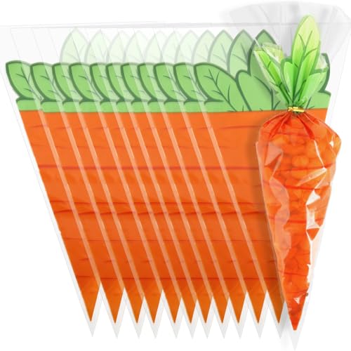 Carrot Shaped Treat Bags
