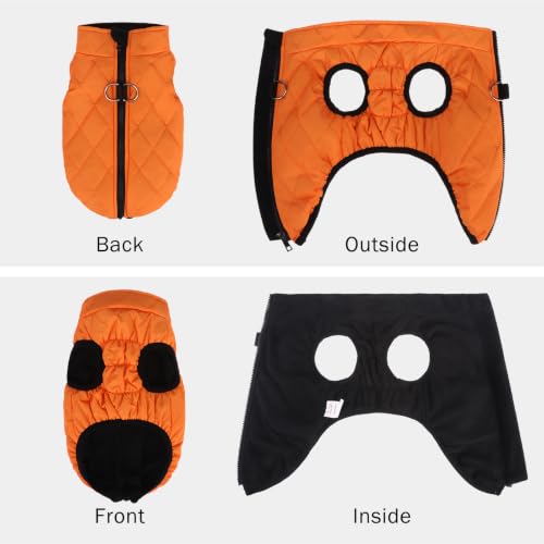 Image of SCENEREAL Halloween Thanksgiving Dog Coat with Built-in Harness