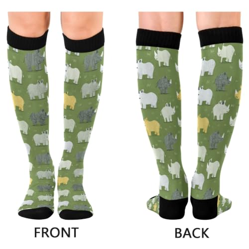 Image of Fisyme Socks for Women Men Warm Comfort Athletic Crew Running Hiking Cycling Compression Socks