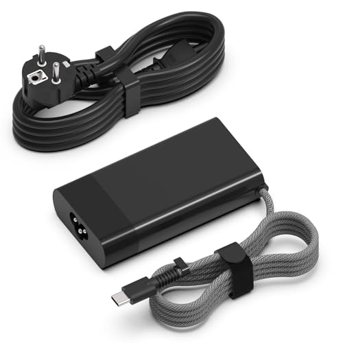 Hafiuege 65W USB C Cargador portátil para HP Spectre, Envy, Chromebook, Pavilion, Elitebook,...