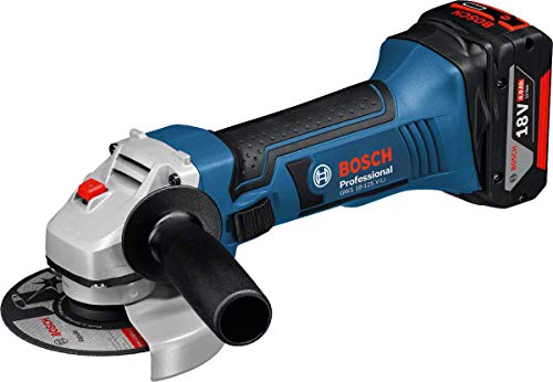 Bosch Professional 18V System Akku Winkelschleifer GWS 18-125 V-LI (Leerlaufdrehzahl: 10.000 min-1, Scheiben-Ø: 125 mm, inkl. 2x4.0Ah Akku + Ladegerät, in L-BOXX) – Bild 3
