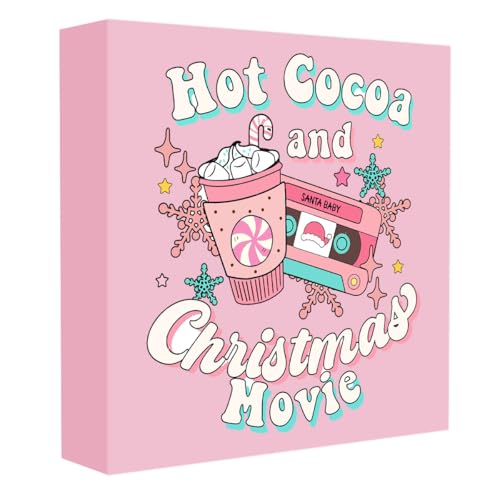 Pink Christmas Decor - Movie & Coffee Bar Decorations -
