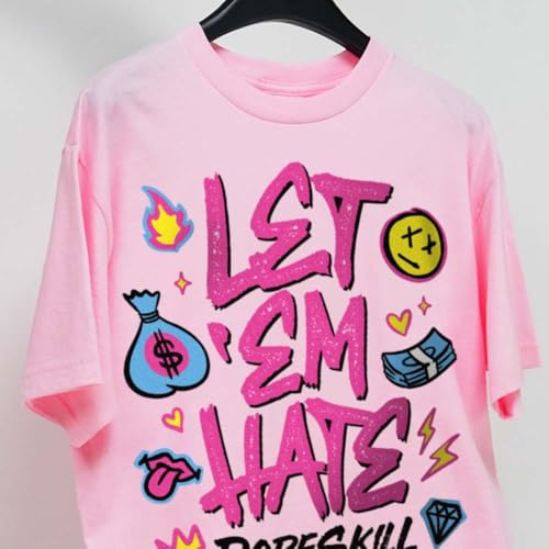 Image of DopeSkill Graphic Tee Streetwear Hip Hop Hypebeast Unisex T-Shirt Sneaker Colour Matching Shirts Inspired Motivation Quotes
