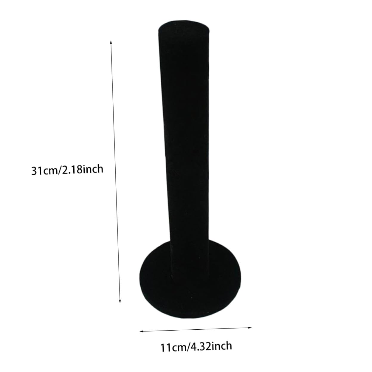 UKCOCO 2 piezas Soporte Vertical para Joyas Exhibidor de Brazaletes y Pulseras con Base Estable Organizador Multifuncional para Accesorios y Diademas para Tocador y Mostrador