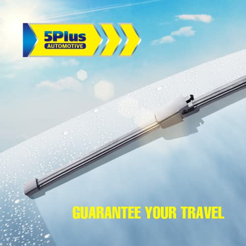 Image of 5 PLUS 13 Inch Rear Wiper Blade Replacement for Volkswagen Golf V VI Variant 2014-2006 Jetta 2014-2009 Rabbit 2009-2006 Tiguan 2015-2009 Touareg 2010-2004 BACK Windshield Wiper Blade (13-G)