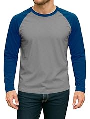 Blue & H Grey - Mens Raglan Lgs