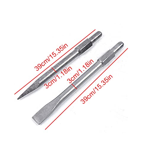 2-Takt 52cc 1900W Abbruchhammer Meißelhammer Stemmhammer Meisselhammer Schlaghammer Einzylinder +2 Bohrer – Bild 5