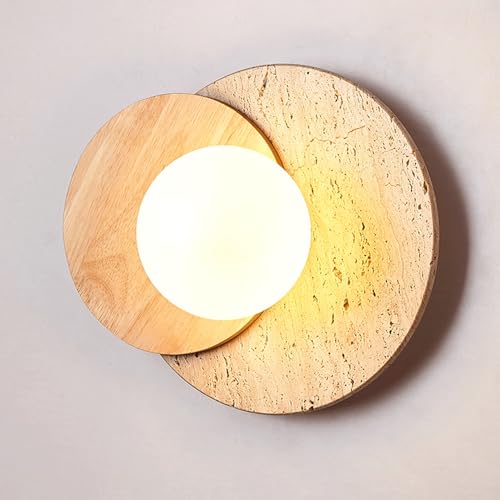 Lámpara de pared de madera de estilo japonés para iluminación de pasillos 2