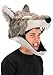 elope Wolf Costume Jawesome Hat Mask for Adults and Kids - Standard - Gray