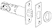 Schlage 16-211 2 3/8" or 2 3/4" Replacement Deadlatch with Triple Faceplate Opti, Satin Nickel