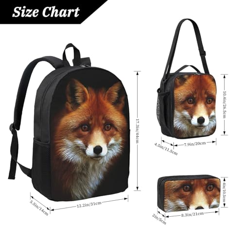 Sac à dos école EdWal FOX2 noir pour transporter les cours et le repas du midi - 4