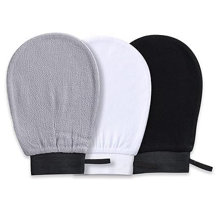 Exfoliating Glove For Body Scrub, Double-Layered Exfoliating Body Glove for Dead Skin, Bath Scrub Glove For Men and Women (Pack Of 1) (Body Gloves And 50gm Scrub free)-image-7
