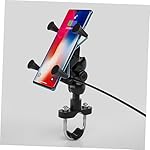 Homoyoyo-Motorcycle-Phone-Holder-Rear-View-Mirror-Mount-Bike-Stands-Wool-for-Rug-Making-Phone-Holders-Car-Phone-Holder-Stand-Phone-Support-Scooter-Stand-Aluminum-Alloy-Bike-Rack-Intelligent