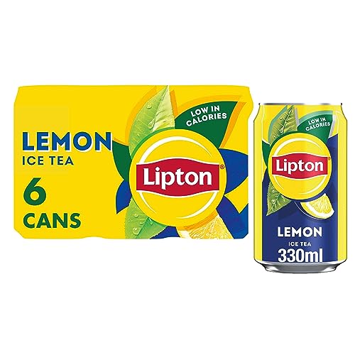Lipton Ice Tea Lemon 330ml Bottle (Pack of 6)