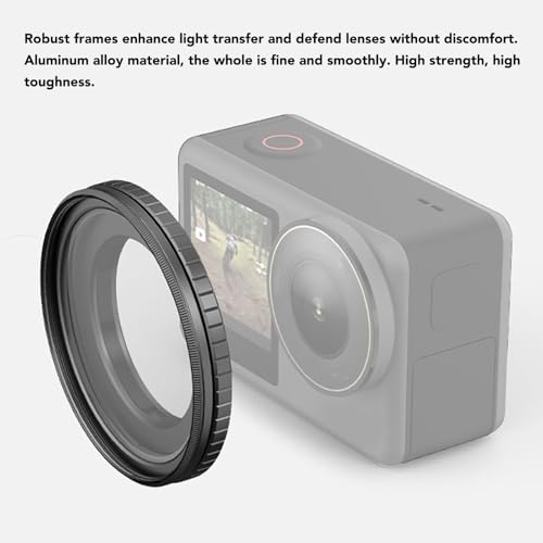 Tangxi 46mm 49mm Step Up Ring Adapter,3mm to 49mm Step Up Filter Ring, for Camera Lenses Hood 43mm Lens Install 49mm ND CPL Lens Filter - Image 3