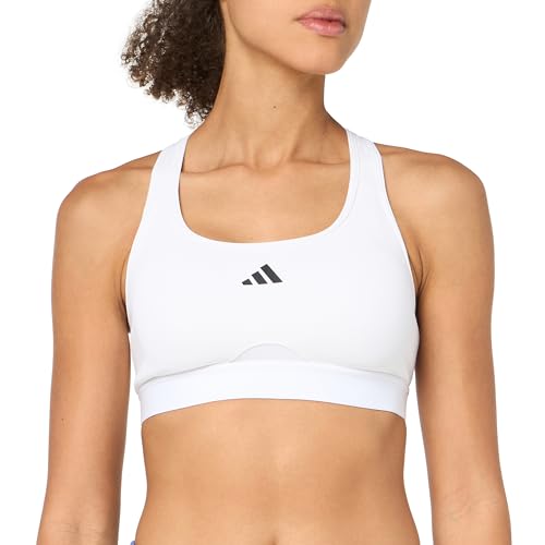 adidas TLRD Impact Training High Support Bra Training Bra, Opaque, White, (4X-Large) DD/F Women, White, (4X-Large) DD/F