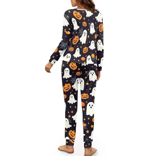 Image of Womens Lounge Set Long Sleeve Soft Pajama Sets