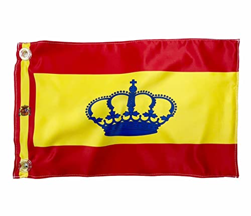 Bandera de Barco Embarcación España desde 45x30 cm Regalo 10 Pulseras de RASO...
