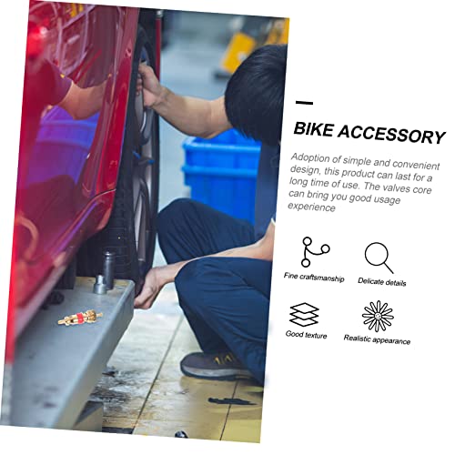 VALICLUD 50 Unidades Válvula Suprimentos Para Motos Substituição De Bicicleta Reutilizável Acessório
