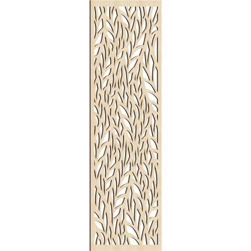 Image of Ortonville Decorative Pierced Fretwork Wood Wall Panels, 31 3 /8 inchW x 79 3 /8 inchH x 3 /8 inchT, Birch