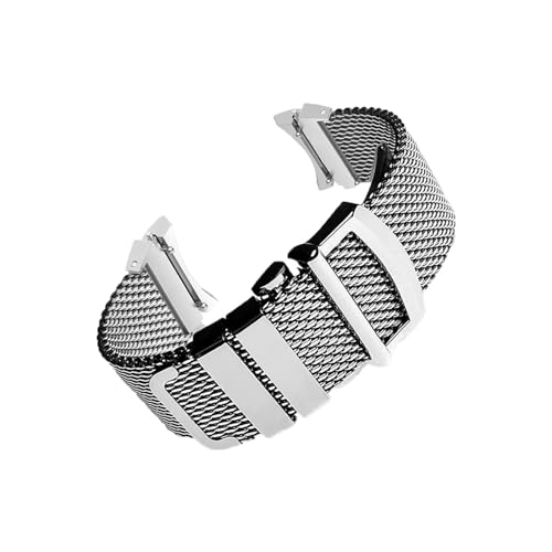 �~���m�V�[�����X�X�e�����X�X�e�B�[���o���h�ɓK������ Samsung Galaxy Watch 6/5/4/6 �N���V�b�N 47mm 43mm 40mm 44mm(Silver-Quick Release,GalaxyWatch4 Classic)