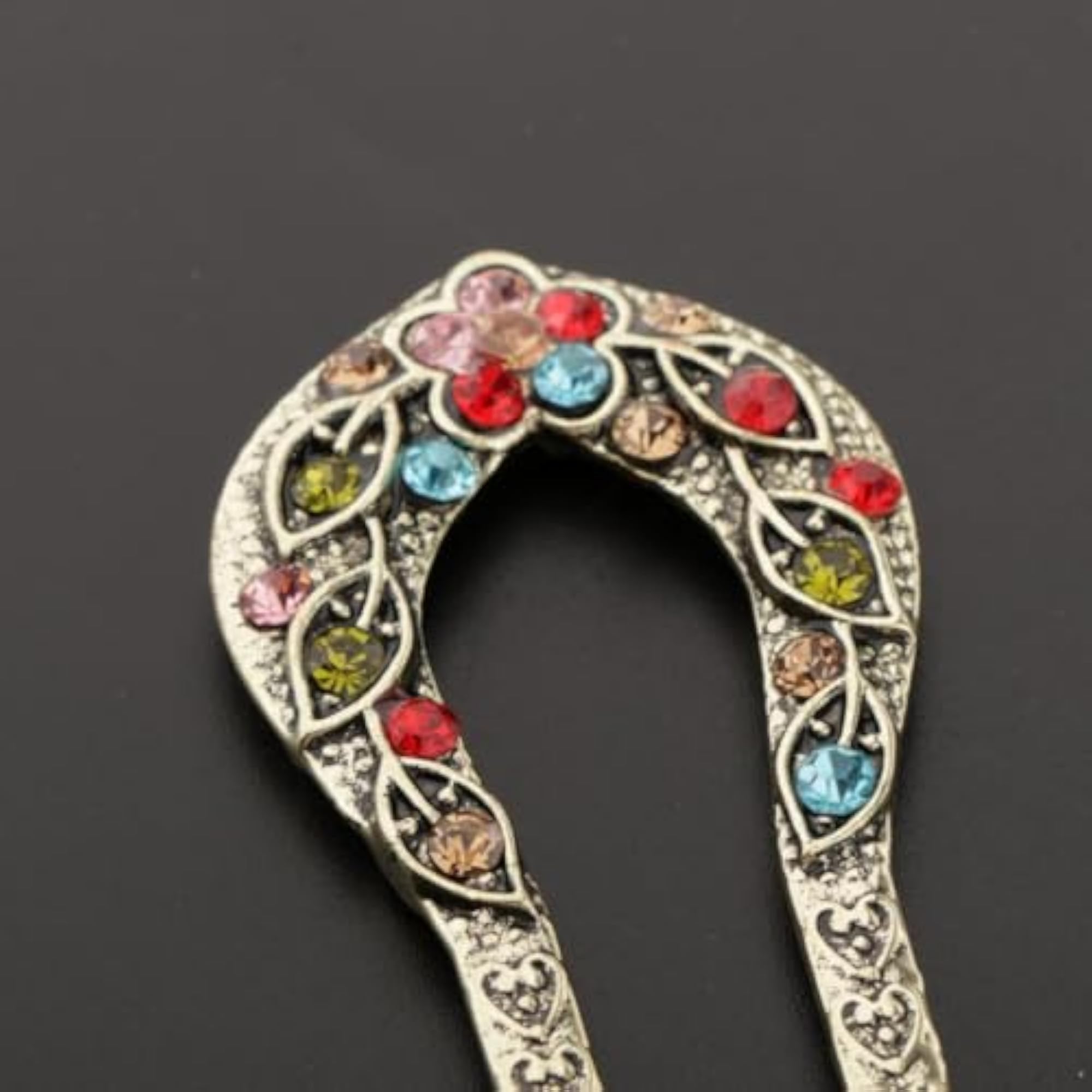 4x U Shape Hair Stick Colorful