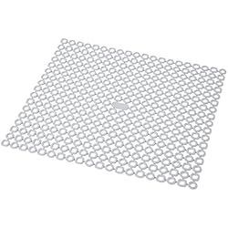 Alfombra Para Fregadero CURVER | Alfombra de Fregadero Recortable, Gris, Sink Mate, 39,7 x 33,5 x 0,5 cm