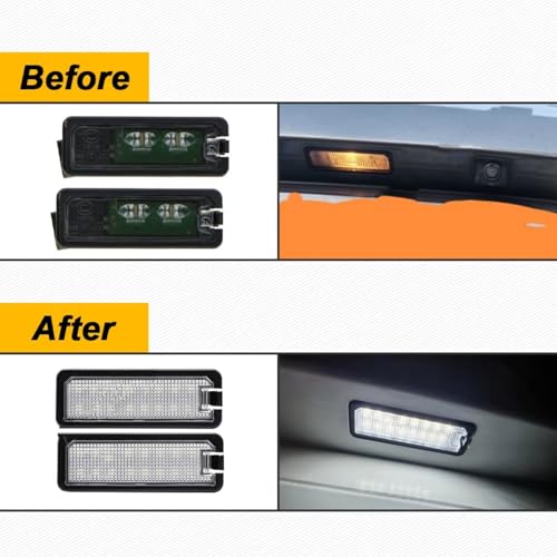 Luz de matrícula con CANbus compatible con VW CC de 2012 a 2016 7