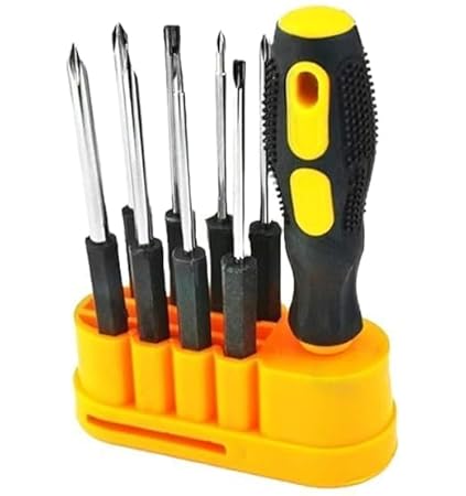 Heiter 8 in 1 Professional Precision Screwdriver Set,Screw driver Tool kit set,Multipurpose Mobile, Computer, Laptop repair tool set kit, Home repairing kit.