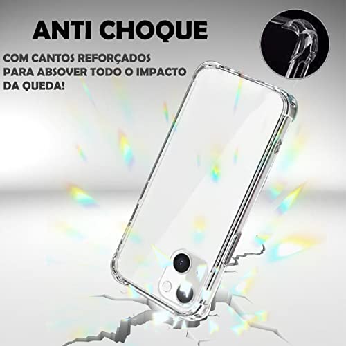 Case Capinha Transparente Capa Slim Flexível Invisível Compatível Com iPhone 7G, 7G Plus, X, XR, XS