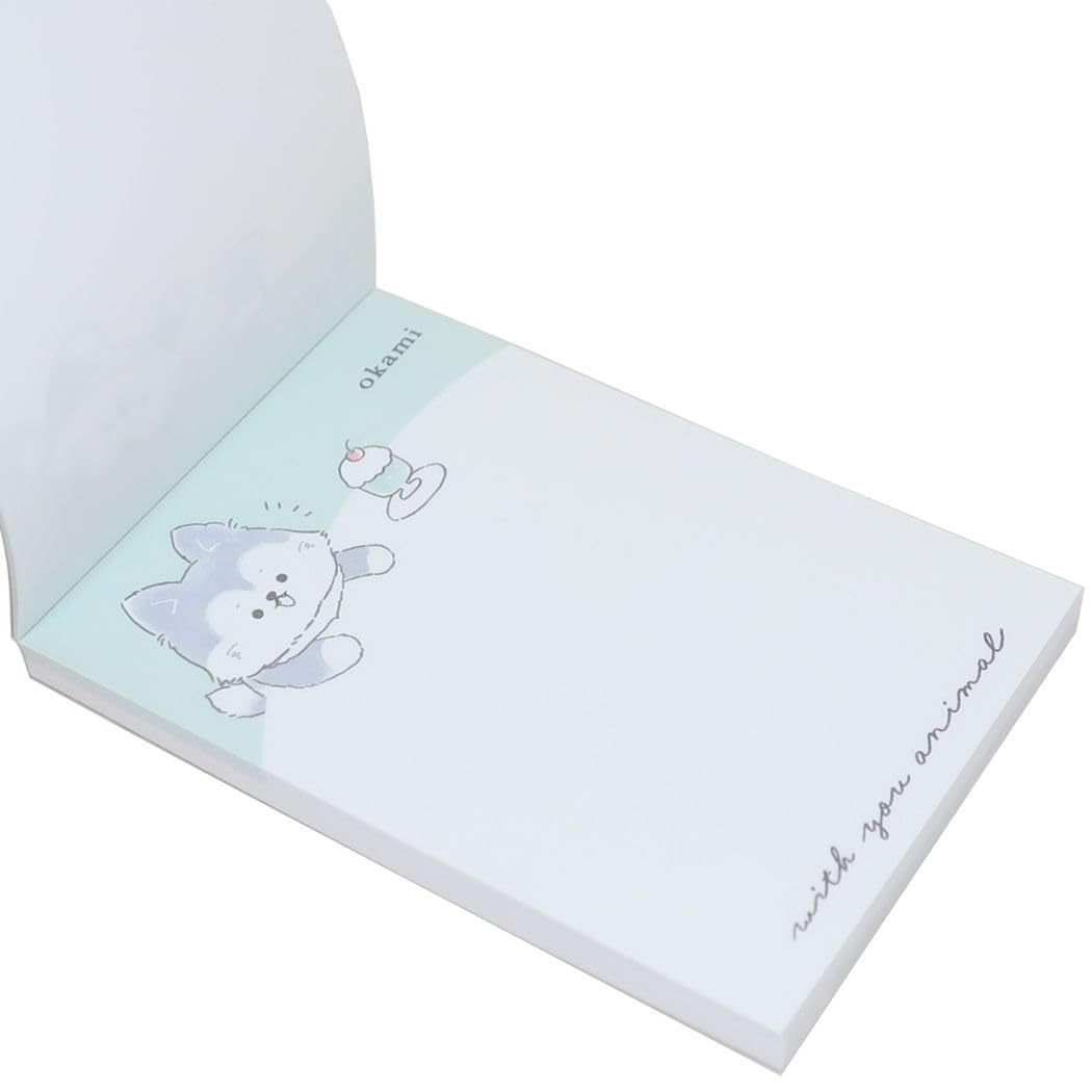 Amazon.co.jp: WITH YOU ANIMAL[メモ帳]ミニミニメモ/オオカミ カミオ