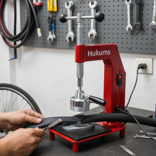 Image of Hukums Tyre Tube Puncture Repair Machine 1000 Watt - Professional Vulcaniser for Cars, Trucks & Buses