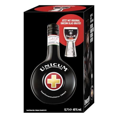 Unicum - Kräuterbitter inkl. Glas (1 x 0.7 l)