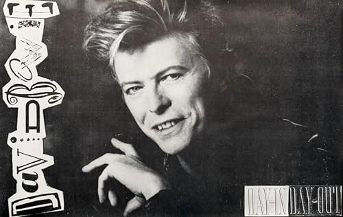 Poster David Bowie Day-in/BDay out 55X87Cm idéal pour salon rétro