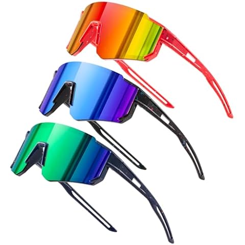 KUGUAOK Polarized Youth Baseball Sunglasses Kids Softball Cycling UV400 Protection Sun Glasses Boys Girls Goggles Cover