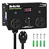 Sekelo Ev Manual Charging Switch for E Ev Dryer, Nema 14-30, 240V, 25A Power Splitter Switch, with a Safety Circuit Breaker, Manually Operated Selector, Plug and Play