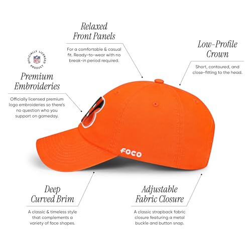 Image of FOCO NFL Mens NFL Team Logo Casual Hat Caps