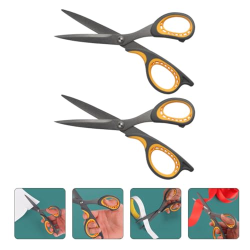 Tijeras multiusos de acero inoxidable antiadherentes pack de 2 8