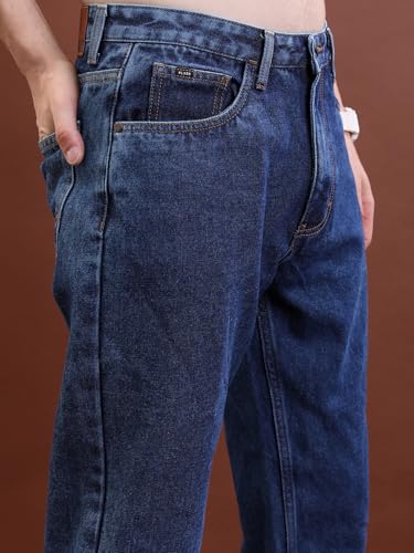 Image of Highlander Men's Relaxed Fit Jeans | Mid-Rise | Heavy Fade | Jeans for Man