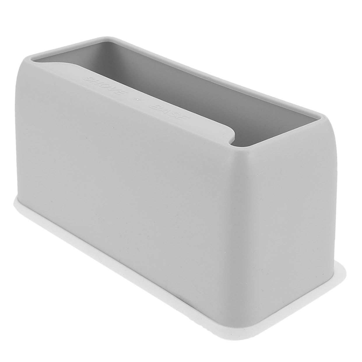 SHOWERORO Cat Litter Scoop Holder Metal Base 17cm Two-tone Gray Scoop Storage Stand for Home Use Sturdy Litter Scooper Organizer