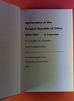 agreements of the People's Republic of China, 1949-1967: A Calendar B000H420WK Book Cover