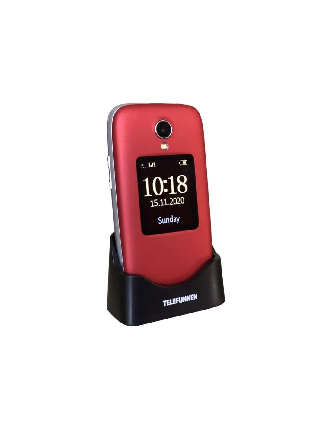 Telefunken S560 -desbloqueado, Teléfono móvil, Rojo